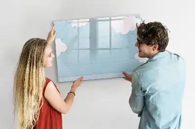 Pizarra magnética infantil para pared con rotulador incluido