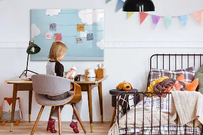 Pizarra magnética infantil para pared con rotulador incluido