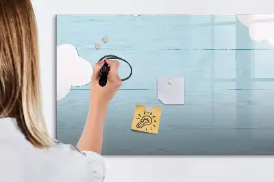 Pizarra magnética infantil para pared con rotulador incluido