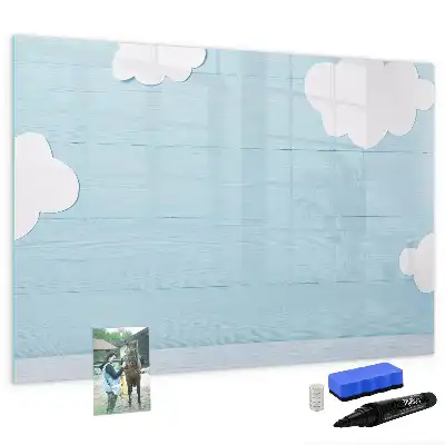 Pizarra magnética infantil para pared con rotulador incluido