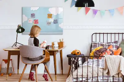 Pizarra magnética infantil para pared con rotulador incluido