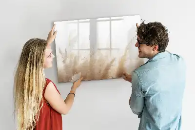 Pizarra borrable de cristal con imanes diseño de abstracción de vetas