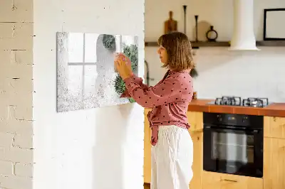 Pizarra magnética de pared con rotulador incluido