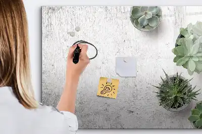 Pizarra magnética de pared con rotulador incluido