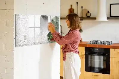 Pizarra magnética de pared con rotulador incluido