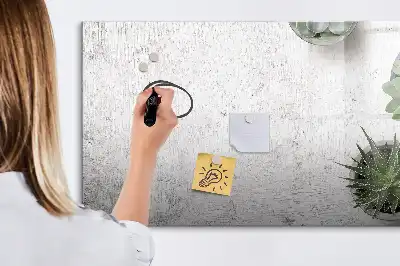 Pizarra magnética de pared con rotulador incluido