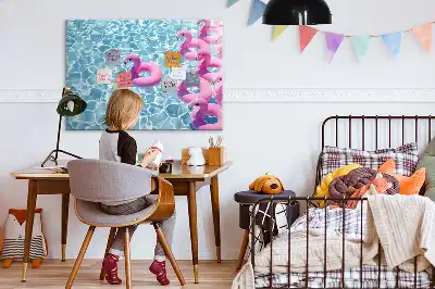 Pizarra magnética de pared con rotulador incluido