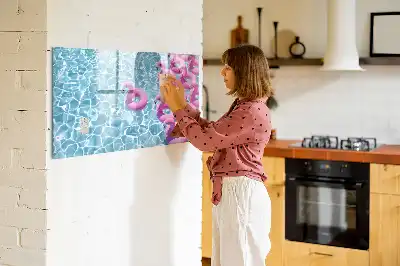 Pizarra magnética de pared con rotulador incluido
