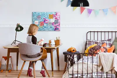 Pizarra magnética de pared con rotulador incluido