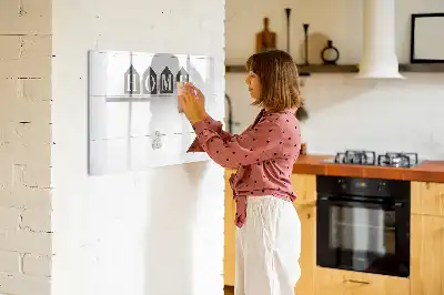 Pizarra magnética de pared con rotulador incluido marca Texto Hogar