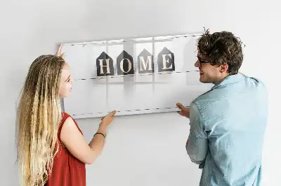 Pizarra magnética de pared con rotulador incluido marca Texto Hogar