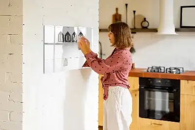 Pizarra magnética de pared con rotulador incluido marca Texto Hogar