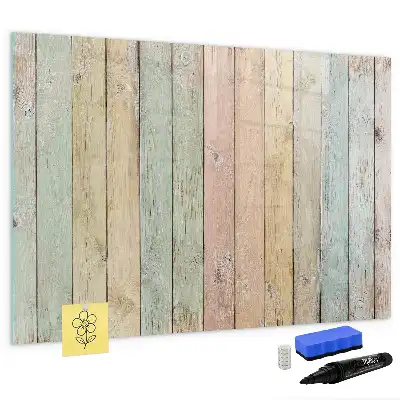 Pizarra de cristal magnética borrable de colores