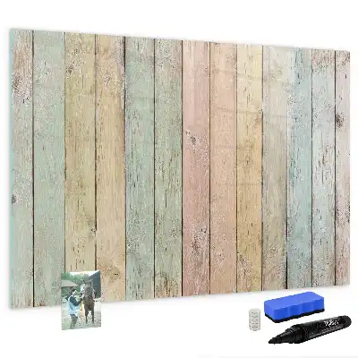 Pizarra de cristal magnética borrable de colores