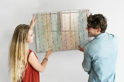Pizarra de cristal magnética borrable de colores