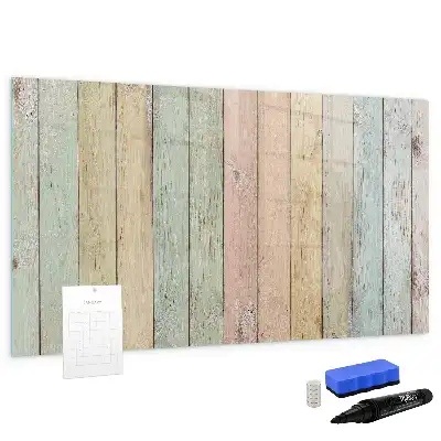 Pizarra de cristal magnética borrable de colores