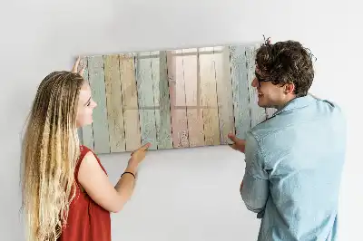 Pizarra de cristal magnética borrable de colores