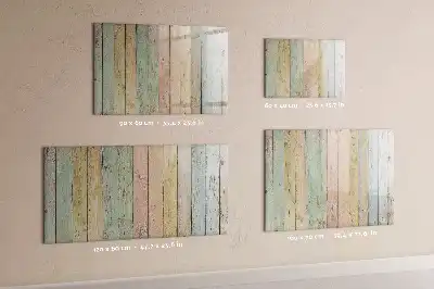 Pizarra de cristal magnética borrable de colores