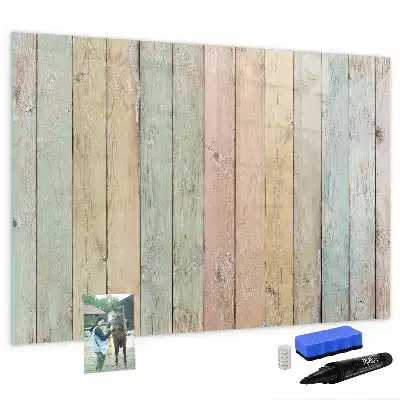 Pizarra de cristal magnética borrable de colores