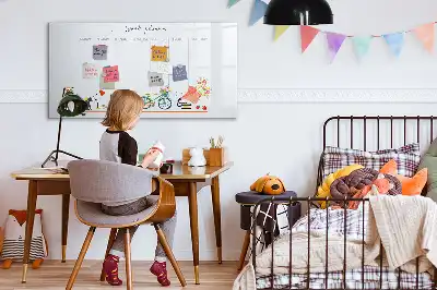 Planificador semanal de pared pizarra magnética con rotulador