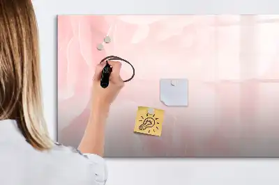 Pizarra magnética de pared con rotulador diseño de rosas abiertas