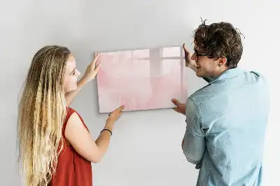 Pizarra magnética de pared con rotulador diseño de rosas abiertas
