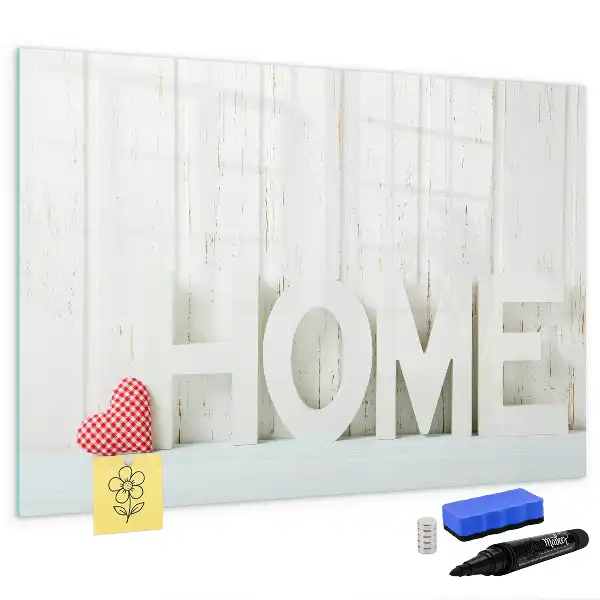 Pizarra magnética de pared con rotulador de la marca Texto Hogar