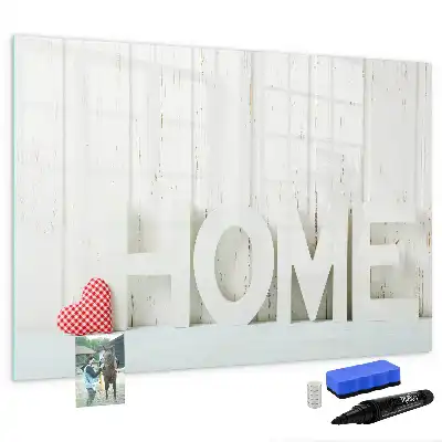 Pizarra magnética de pared con rotulador de la marca Texto Hogar