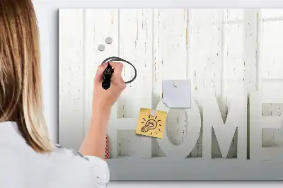 Pizarra magnética de pared con rotulador de la marca Texto Hogar