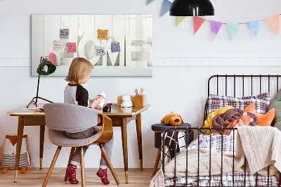 Pizarra magnética de pared con rotulador de la marca Texto Hogar