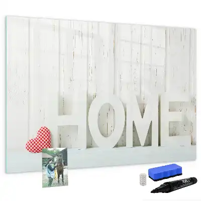 Pizarra magnética de pared con rotulador de la marca Texto Hogar