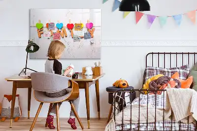 Pizarra magnética de pared con rotulador diseño Familia