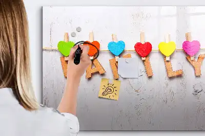 Pizarra magnética de pared con rotulador diseño Familia