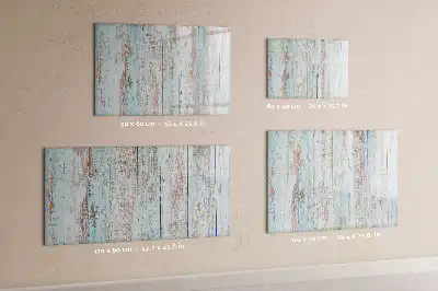 Pizarra magnética de pared con rotulador de madera en color pastel