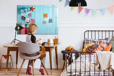 Pizarra magnética de pared con rotulador diseño primer día de verano