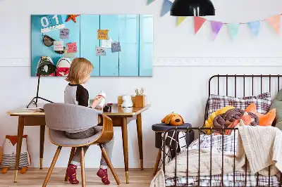 Pizarra magnética de pared con rotulador diseño primer día de verano