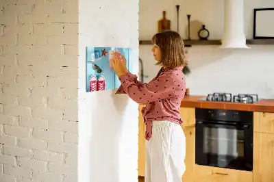 Pizarra magnética de pared con rotulador diseño primer día de verano