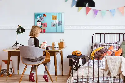 Pizarra magnética de pared con rotulador diseño primer día de verano