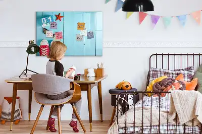 Pizarra magnética de pared con rotulador diseño primer día de verano