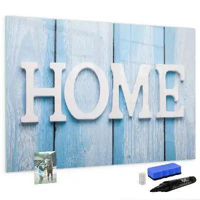 Pizarra magnética de pared con rotulador de la marca Texto Hogar