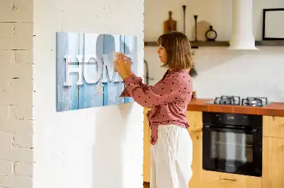 Pizarra magnética de pared con rotulador de la marca Texto Hogar