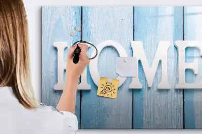 Pizarra magnética de pared con rotulador de la marca Texto Hogar