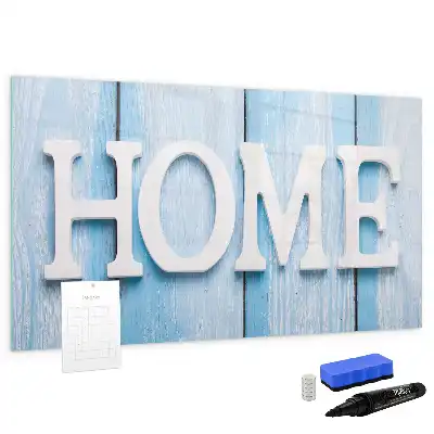 Pizarra magnética de pared con rotulador de la marca Texto Hogar