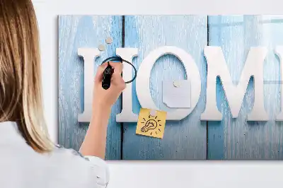 Pizarra magnética de pared con rotulador de la marca Texto Hogar