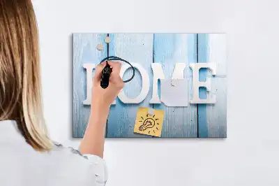 Pizarra magnética de pared con rotulador de la marca Texto Hogar
