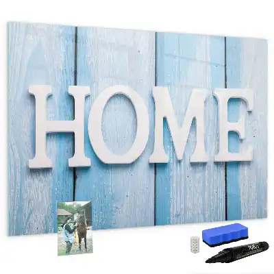 Pizarra magnética de pared con rotulador de la marca Texto Hogar