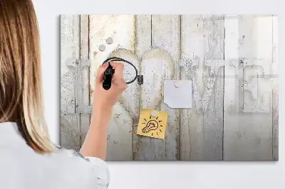 Pizarra magnética de pared con rotulador diseño Texto Amor