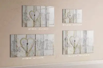 Pizarra magnética de pared con rotulador diseño Texto Amor