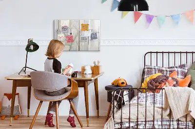 Pizarra magnética de pared con rotulador diseño Texto Amor