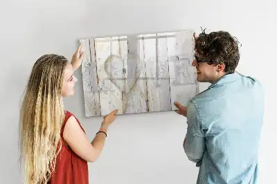 Pizarra magnética de pared con rotulador diseño Texto Amor